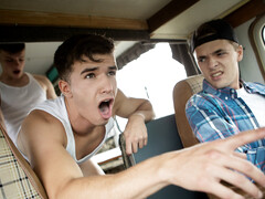 Road trip comes with anal sex whenever they please