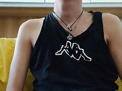 Newly matured boy, he masturbates only for you, as soon as you wake up