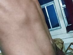 The girl  grabbed in bus , lower part show