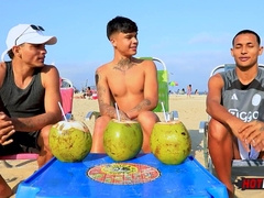 ravaging the bastard with my finest mate!