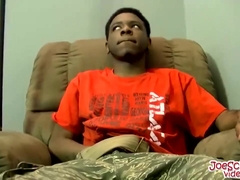 Horny bisexual DJ loves to show off his big black cock