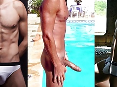 Horny guys cumming powerful - WEL1