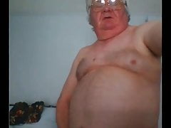 grandpa cum on webcam