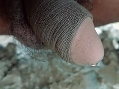 Desi boy big black cock outdoor