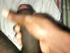 my big dik cum  out