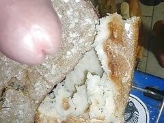 Cumming on bread