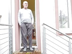 Pissing in the rain