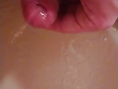 Pumped penis on piss