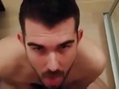 Friend cums in his mouth, not a drop wasted