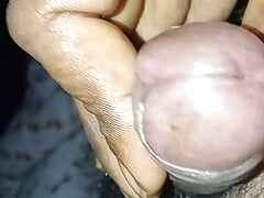 Indian old uncut big fat man masterbating for his girlfriend