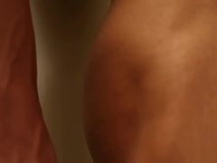 NextDoorEbony Bodybuilder Flex Jerks of his BBC