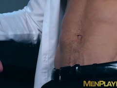 Classy hunk Dato Foland drilling his work buddy doggystyle