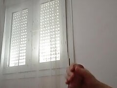 Young guy masturbates his small cock  #14