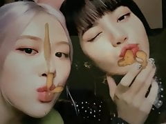 BLACKPINK Rose and Lisa Cum Tribute