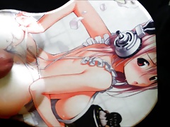 Super Sonico mousepad bukkake