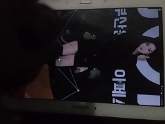 Apink Chorong's legs cum (tribute)