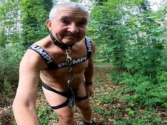 Sissy struts with cock ring