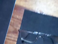 Cum glasses.