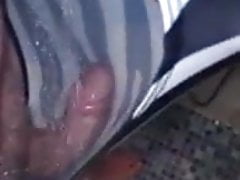 Unter der Dusche im Zebralook Teil 1 shower