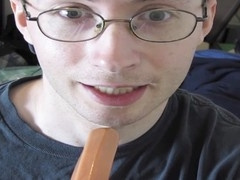 Straight guy takes two big cocks deep