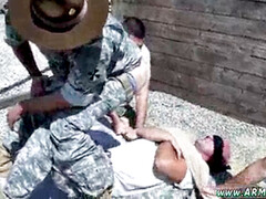 Naked rogay man soldiers and army folks milking together supreme Anal