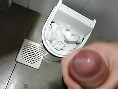 Masturbation in Theo bathroom of The mall
