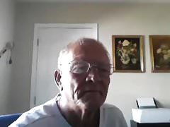 grandpa stroke on webcam