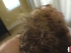 Chisel Thirsty Lad Crammed With Dad's Spunk Sans A Condom POINT OF VIEW