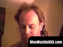 MenWorkinXXX.com - Kinky elderly stud loves solo masturbating in a cheap hotel guest room