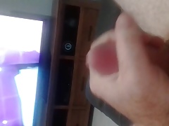 Watching  porn when the wife is away
