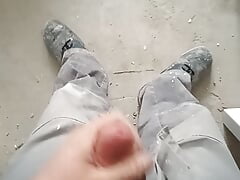 jerking off at work