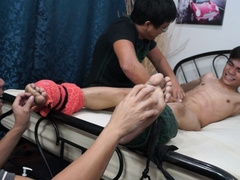 Felix Tickled By Two