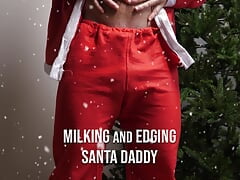 Beefy Santa Daddy: Muscle Worshiped, Jerked Off and Edged till He Twitches