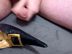 Big cock cumming, pumps, twink cum