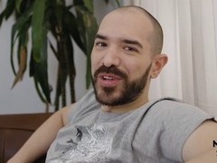 Virtual sex with Peter King ends in intense bareback creampie after a long day - POV gay boyfriend experience