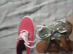 cum on friend heel shoe