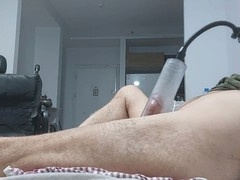 Disabled Guy with Pumper