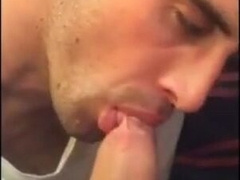 BJ in a car