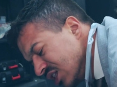 Hard sex at the garage between insolent Jonathan Miranda and Ricky Blue