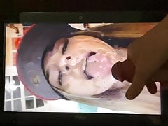 Covering Alexuh1 s Cute Face & Tongue in Hot Sticky Cum