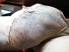 Obscene Bulging in Handmade Jeans