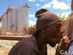 Black And White Queer Fuckfest