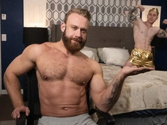 King-sized dicking with horny Brogan and Baxxx