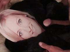 Playing with Vicky Gommersall in fur