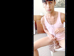 Sounding lad man-meat with really enormous dilator