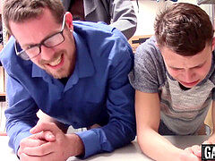 dp boned lad gets punished for stealing with his daddy