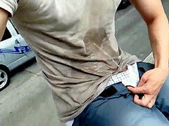 Bench, jerkoff, unwashed