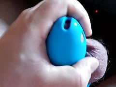 after 1.5 weeks in chasity trying to cum