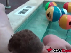 White handsome dude sucks two hot and enormous cock