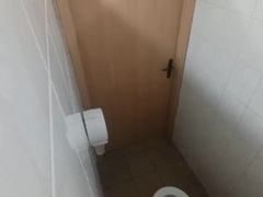 Elegantly Security Large Chisel Urinate And Jizz in Rest Room